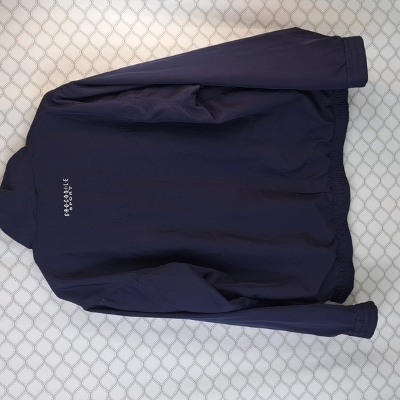 Crocodile Sport embroidered dark blue light weight men's medium jacket - Picture 6 of 7